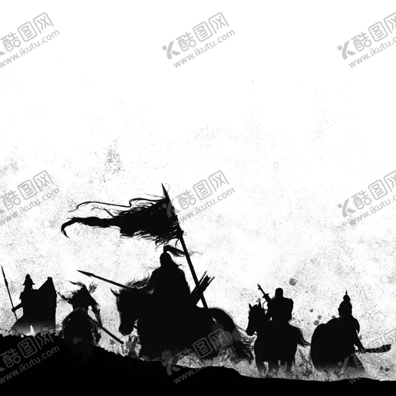 编号：65825801210307235846【酷图网】源文件下载-战场剪影装饰