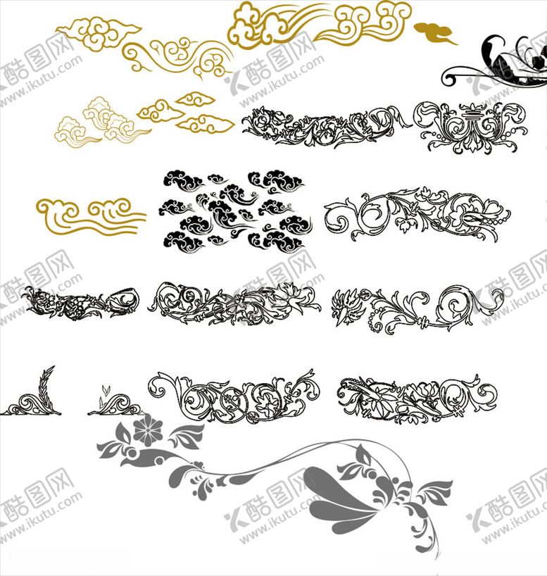 编号：52848010091007564714【酷图网】源文件下载-边框花边角花花纹