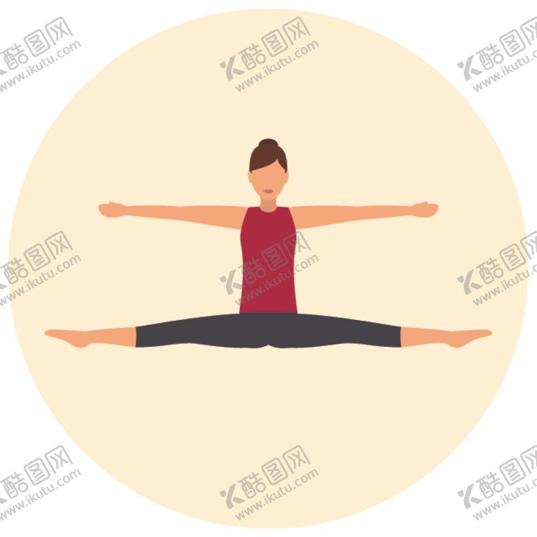 编号：44860410050527281548【酷图网】源文件下载-瑜伽动作