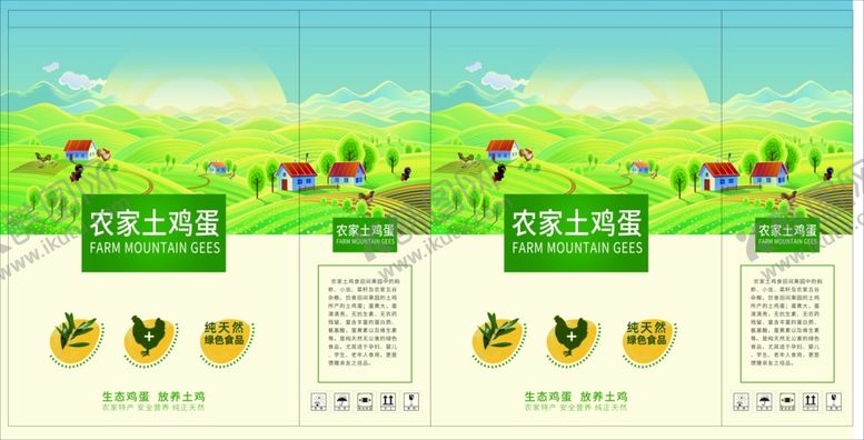 编号：64563209282020331441【酷图网】源文件下载-土鸡蛋包装盒