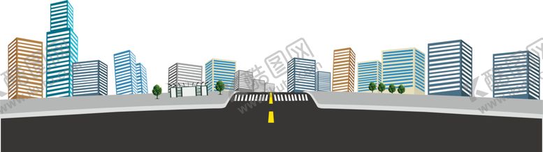编号：32107309232118004674【酷图网】源文件下载-城市入口马路