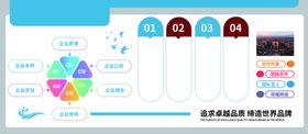 企业简介文化活动宣传海报素材图