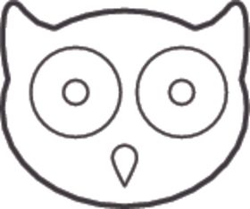 猫头鹰线条野生动物章鱼大象