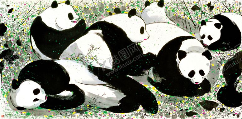 编号：57307810200016456988【酷图网】源文件下载-中国风水墨风景国画