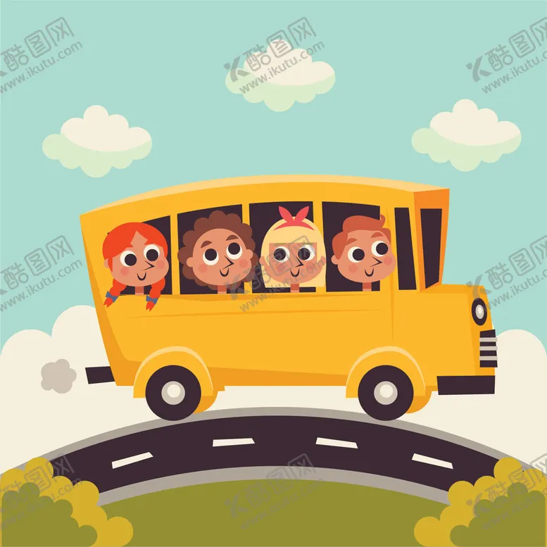 编号：60893311110833507368【酷图网】源文件下载-校车 