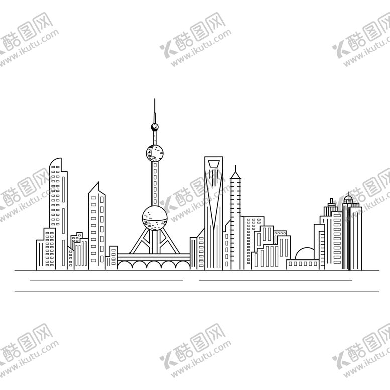 编号：92727309211401342242【酷图网】源文件下载-城市剪影