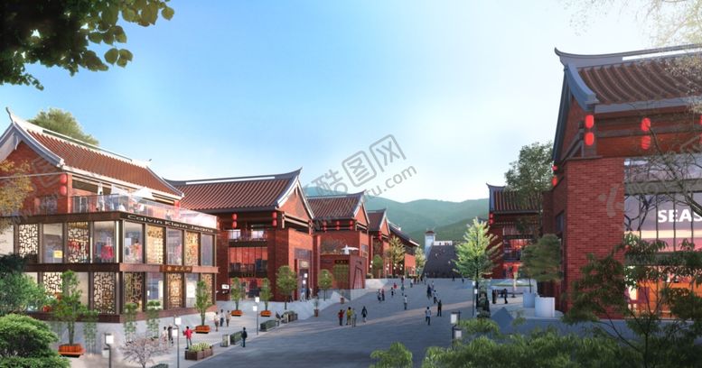 编号：43937109241855393103【酷图网】源文件下载-商业街