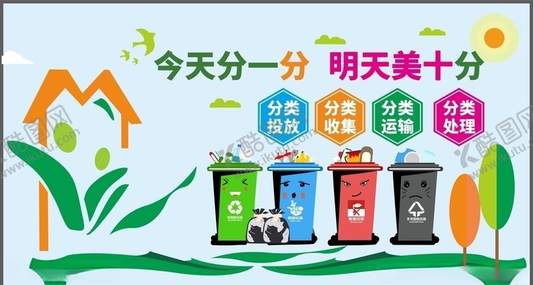 编号：37866405161547219988【酷图网】源文件下载-垃圾分类