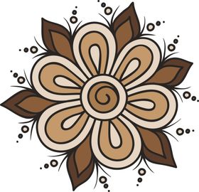 复古花纹图案