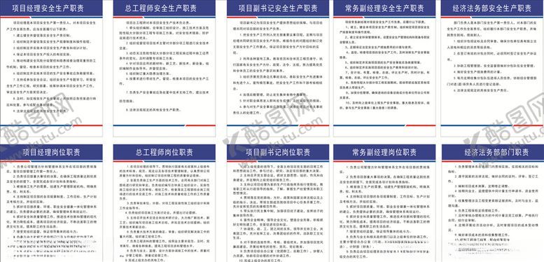 编号：25410009092105562905【酷图网】源文件下载-岗位职责牌