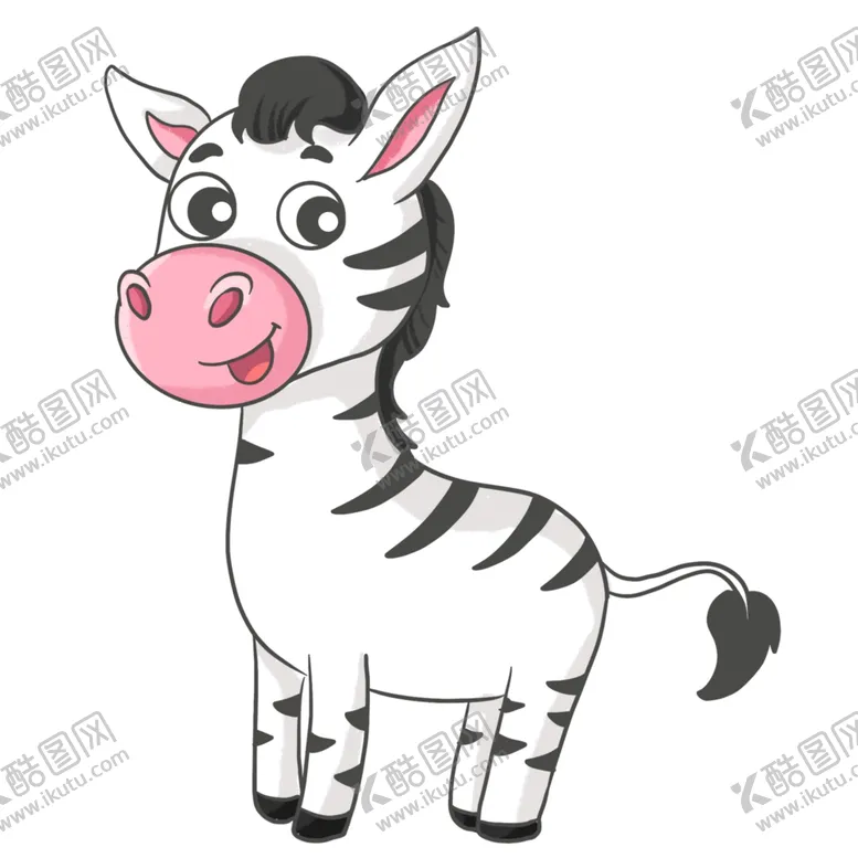 编号：84844704260055412400【酷图网】源文件下载-卡通斑马