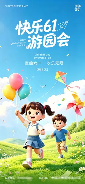 61儿童节宣传海报