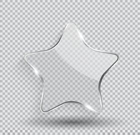五角星玻璃