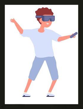 手绘男人男孩动画卡通动画
