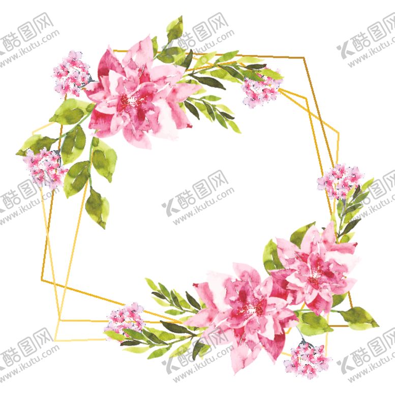 编号：77129010252015026602【酷图网】源文件下载-花卉边框