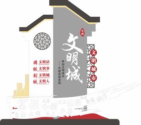 文明城市 户外标识