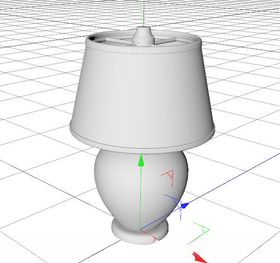 C4D模型台灯