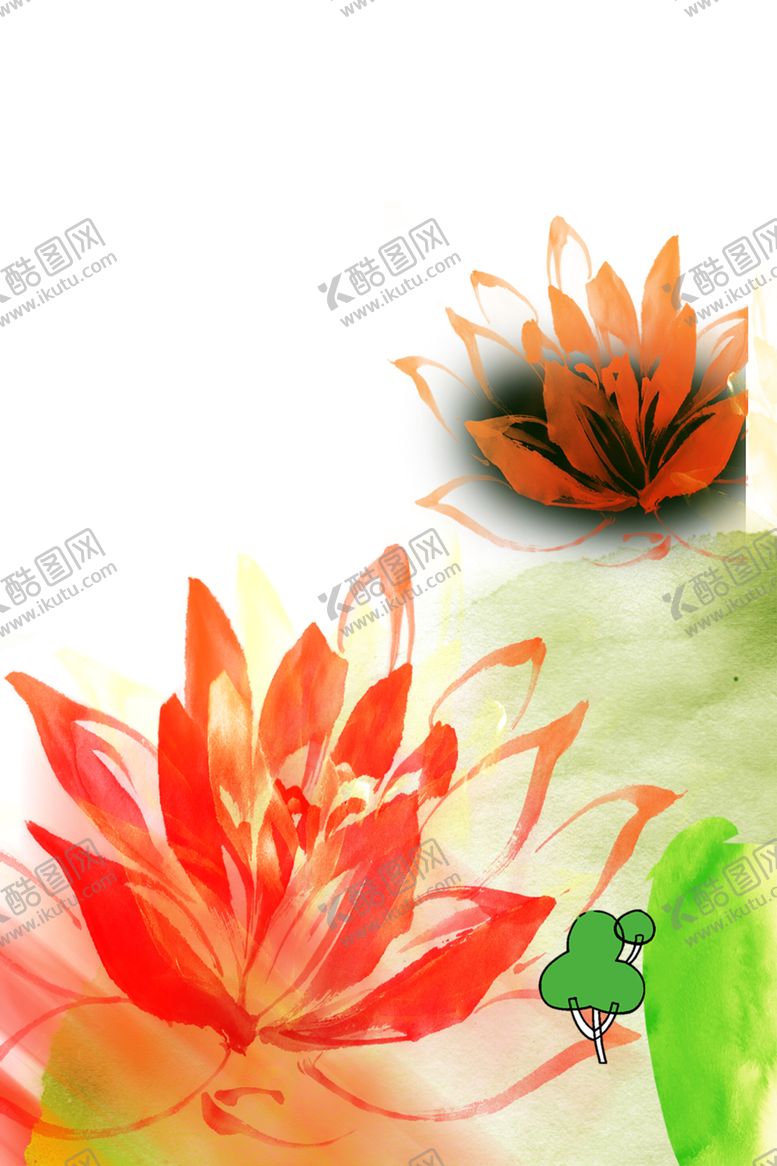 编号：13100906242000549668【酷图网】源文件下载-水墨荷花粉色荷花荷花意境