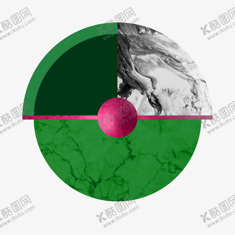 编号：54783009211235166312【酷图网】源文件下载-轻奢几何形状圆球半圆挂画装饰画