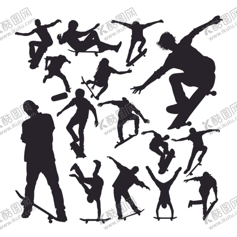 编号：86507509180525482951【酷图网】源文件下载-运动剪影