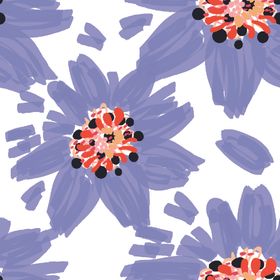紫色花朵LOGO 