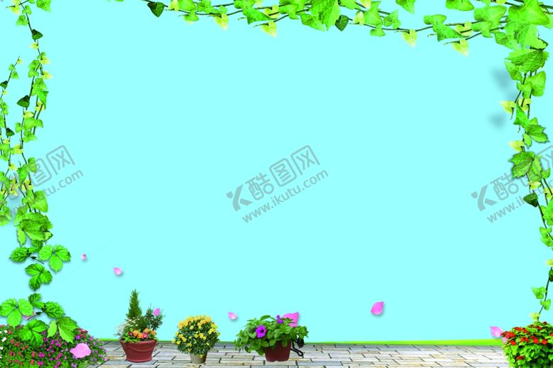 编号：38672910052327021798【酷图网】源文件下载-相框常青藤