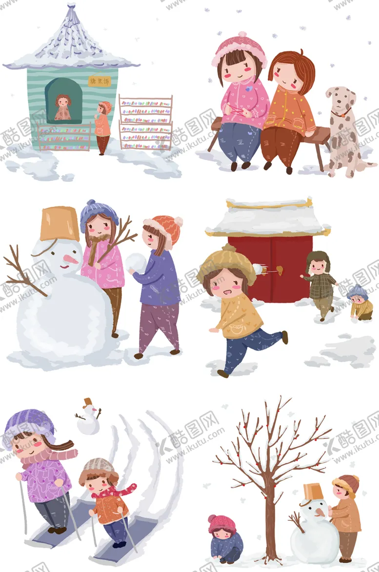 编号：89681601130126233102【酷图网】源文件下载-小寒节气打雪仗游戏