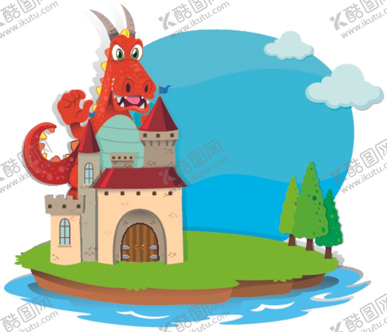 编号：21338009270135189747【酷图网】源文件下载-卡通恐龙