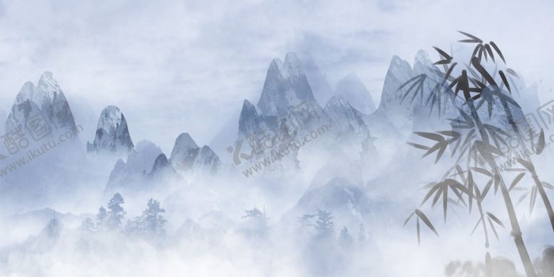 编号：96632804011557065555【酷图网】源文件下载-山水风景水墨画素材