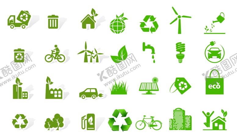 编号：15181809120443305231【酷图网】源文件下载-绿色环保标志