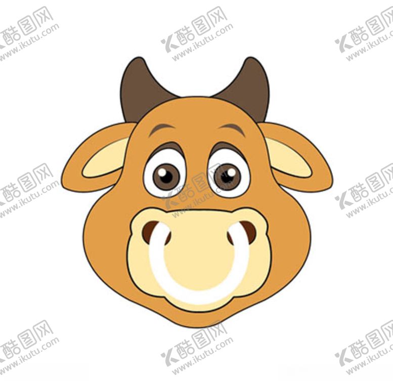编号：68210009261744138825【酷图网】源文件下载-卡通牛头