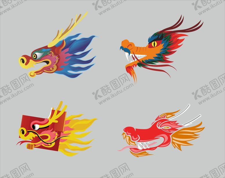 编号：43792610091450544139【酷图网】源文件下载-端午节龙头
