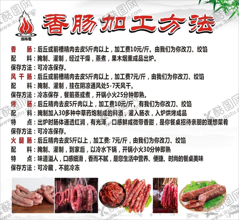 编号：32490010291004085856【酷图网】源文件下载-香肠加工