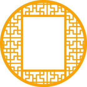 中式雕花边框