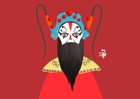 京剧插画