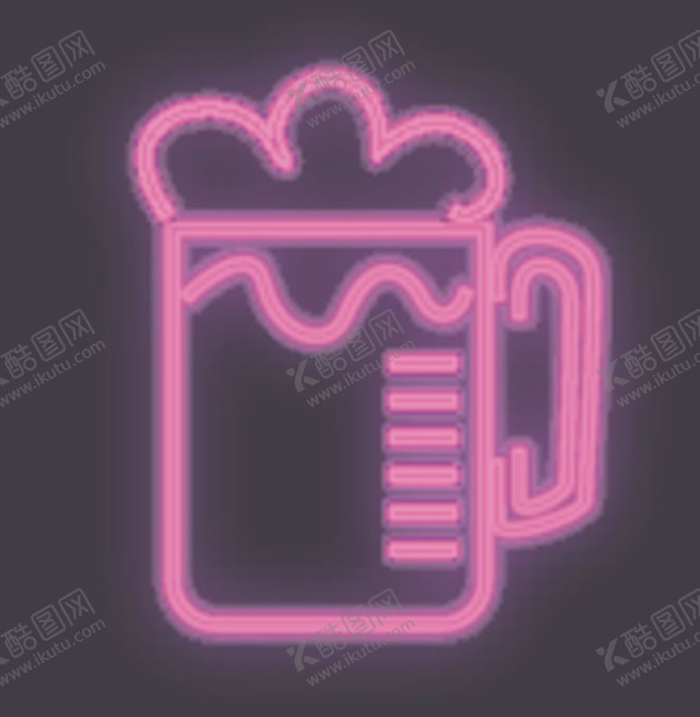 编号：70212009212003233711【酷图网】源文件下载-霓虹灯啤酒