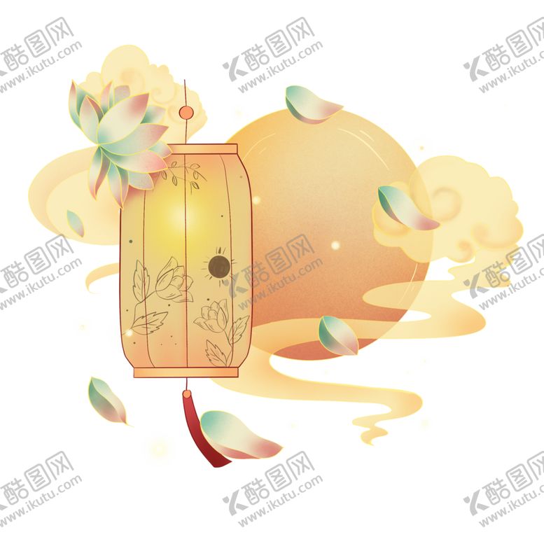 编号：11166904280208048749【酷图网】源文件下载-国潮仙鹤