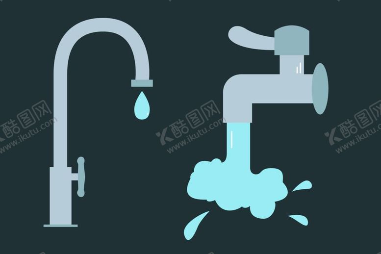 编号：70699312020936299525【酷图网】源文件下载-水龙头矢量