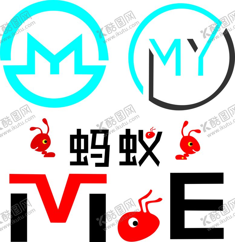 编号：55920402090043021620【酷图网】源文件下载-my字母logo