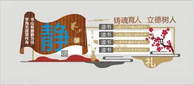 校园文化墙走廊展板长廊展板教室挂画