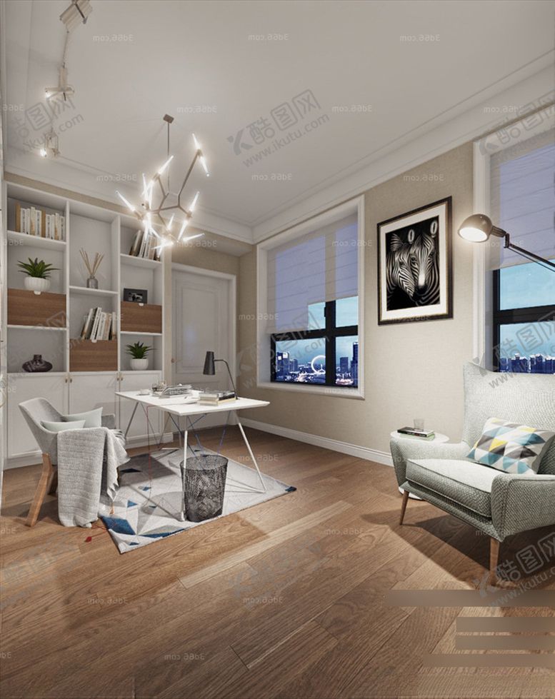 编号：10740609130324272980【酷图网】源文件下载-简约书房