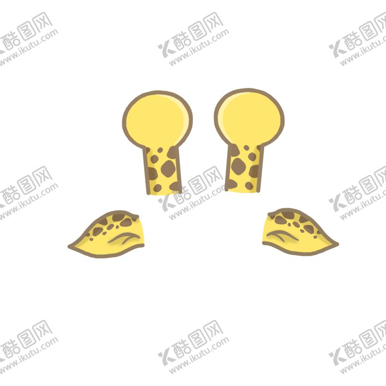 编号：55755910141848137139【酷图网】源文件下载-卡通长颈鹿