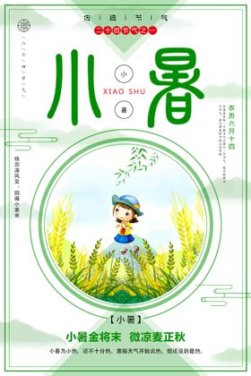 创意二十四节气之夏至海报