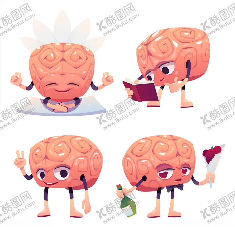 编号：64677906290904317798【酷图网】源文件下载-卡通大脑