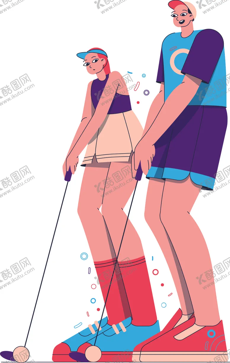 编号：76828612160607251086【酷图网】源文件下载-人物运动插画