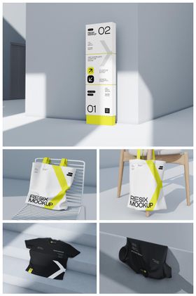 导视牌海报立牌样机