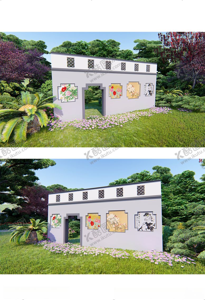 编号：93178809290840497870【酷图网】源文件下载-中式文化墙