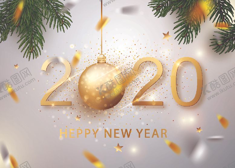编号：73540106240534243149【酷图网】源文件下载-新年快乐矢量图