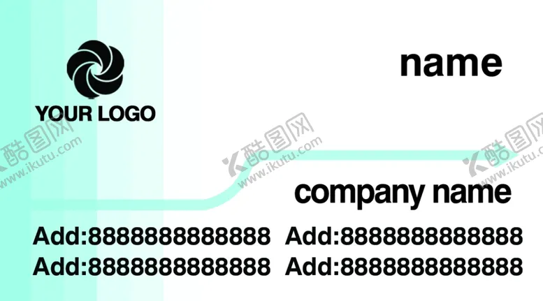 编号：14124401282244291310【酷图网】源文件下载-简约名片