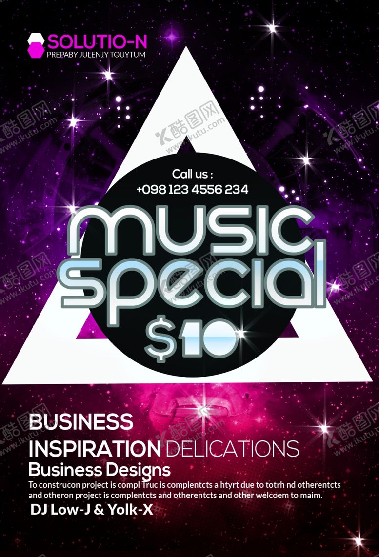 编号：19556506190427489016【酷图网】源文件下载-国外潮流促销时尚海报